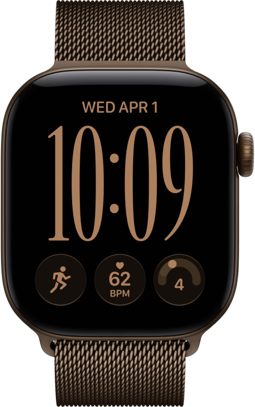 Apple Watch Series 12 (46 mm) - Aluminum "Dark Bronze" + Milanese Loop "Dark Bronze"