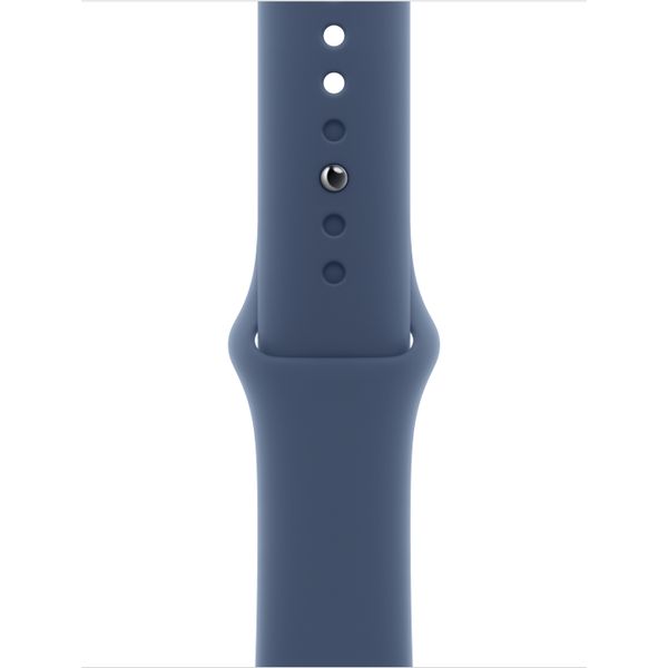 Apple Watch Series 10 GPS 42mm Silver Aluminum S/M/L Denim Sport Band