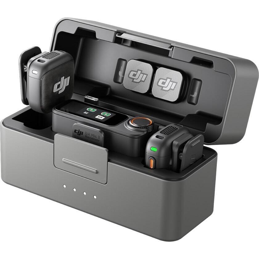 Комплект беспроводных микрофонов DJI MIC 3 (2TX + 1RX +Зарядный футляр)