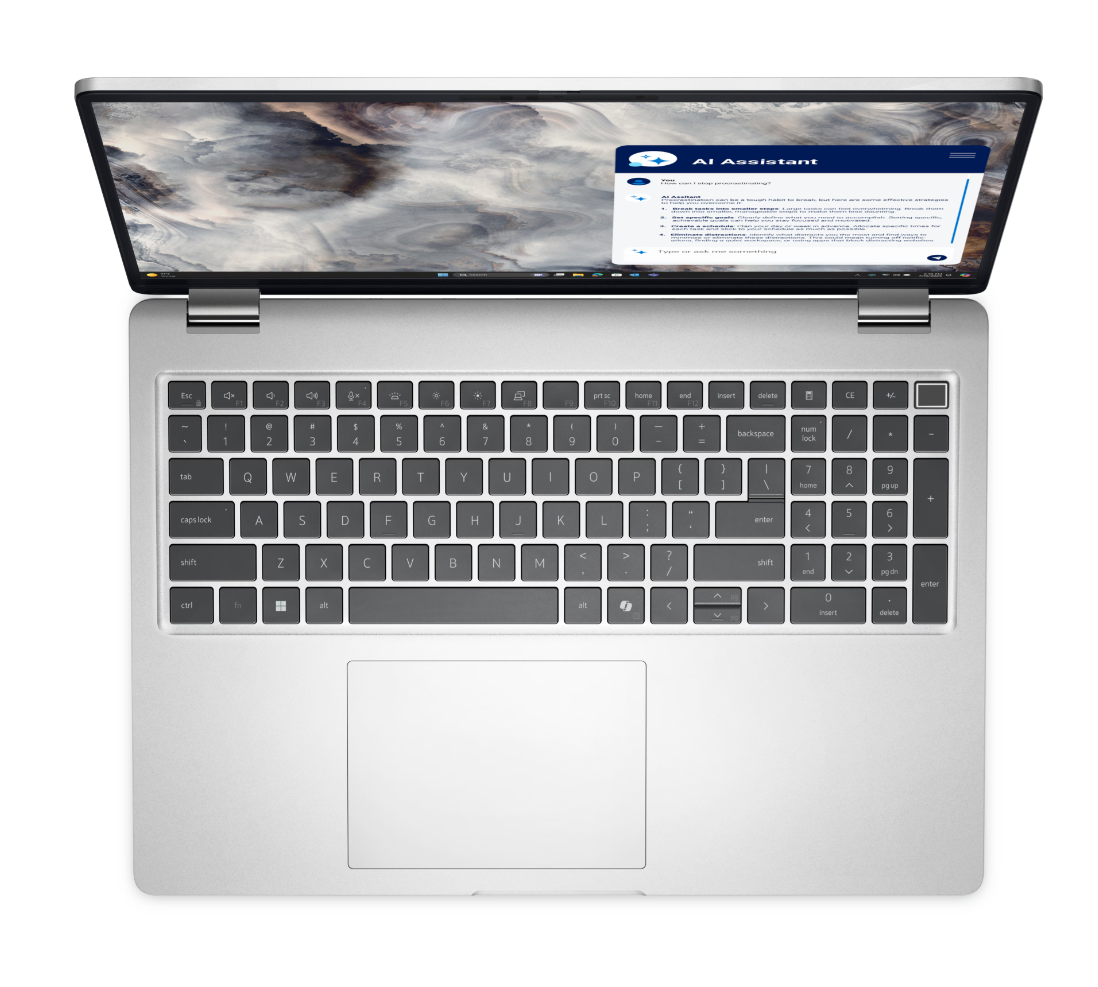 Ноутбук Dell Pro 16 Plus PB16250 (Intel Ultra 7 266V 4700MHz/16Gb/1024Gb SSD/16.0"/1920x1200/Intel Arc Graphics 140V 8Gb/Wi-Fi/Bluetooth/Windows 11 Pro) Серый 