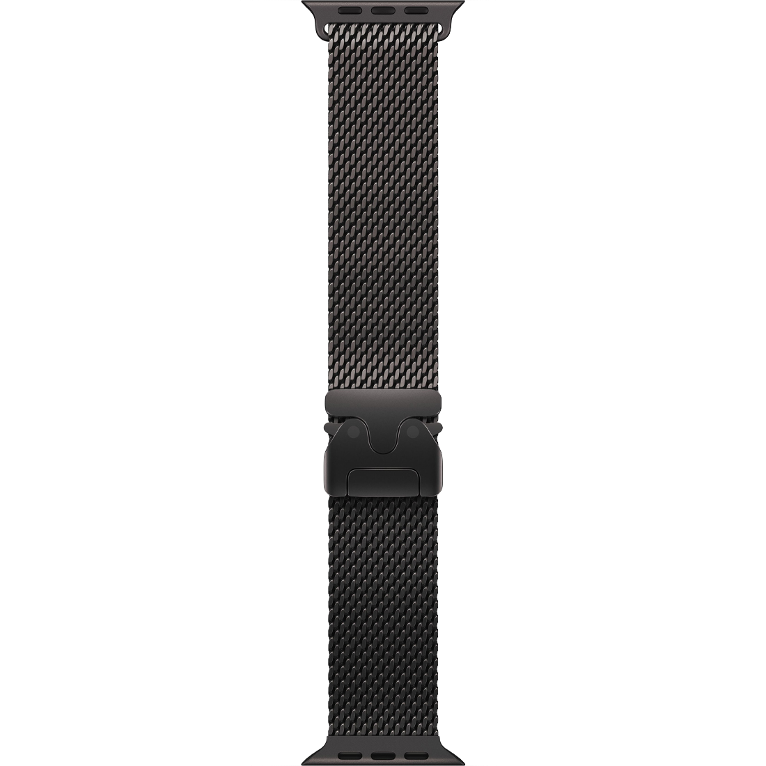 Apple Watch Ultra 3 49mm Black Titanium Case, Milanese Loop (Black Titanium) M