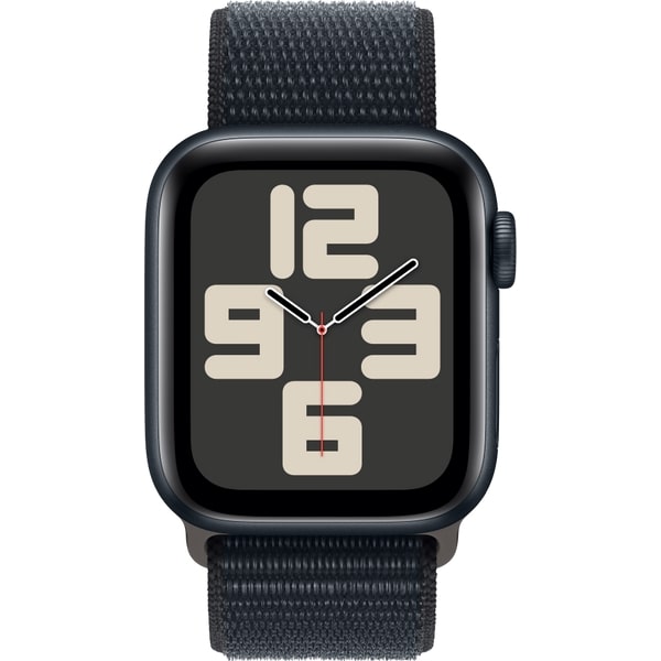 Apple Watch SE 2024 GPS 44mm Midnight Aluminium Sport Loop, Ink