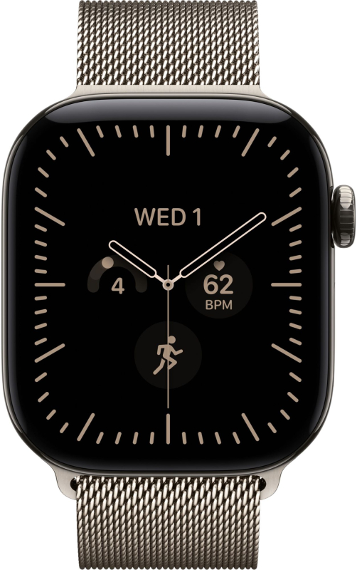 Apple Watch Series 12 (46 mm) - Titanium "Natural" + Milanese Loop "Natural"