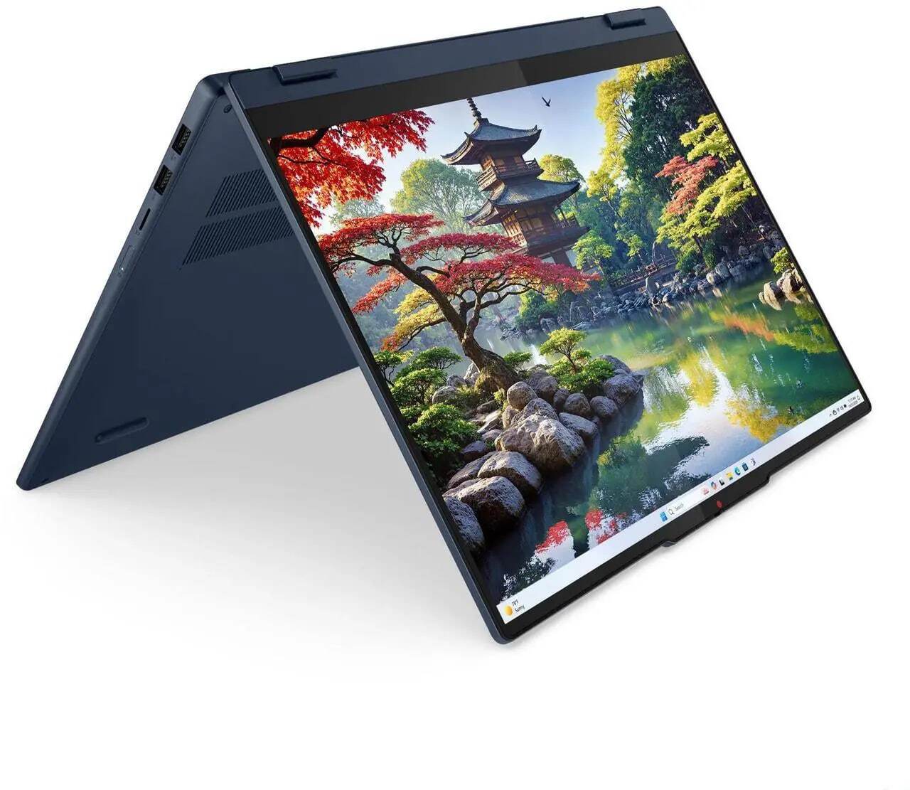 Ноутбук Lenovo IdeaPad 5i 16 2-in-1 83KS000UUS (Intel Ultra 5 225U 3800MHz/16Gb/1024Gb SSD/16"/1920x1200/Touch/Intel Iris Xe Graphics/Wi-Fi/Bluetooth/Windows 11 Home) Синий