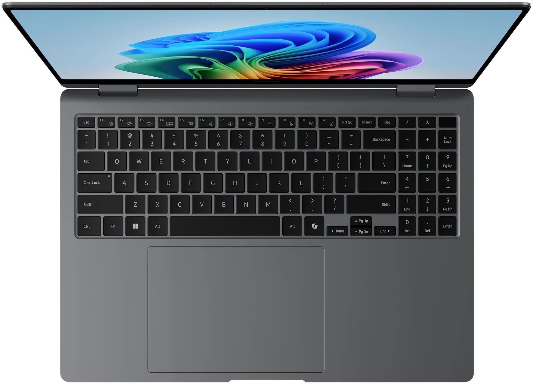 Ноутбук  Samsung Galaxy Book 5 Pro NP964XHA-KG1US (Intel Ultra 7 256V 4800MHz/16Gb/512Gb SSD/16.0"/2880x1800/Touch/120Hz/Intel Arc Graphics 140V 8Gb/Wi-Fi/Bluetooth/Windows 11 Pro) Серый 