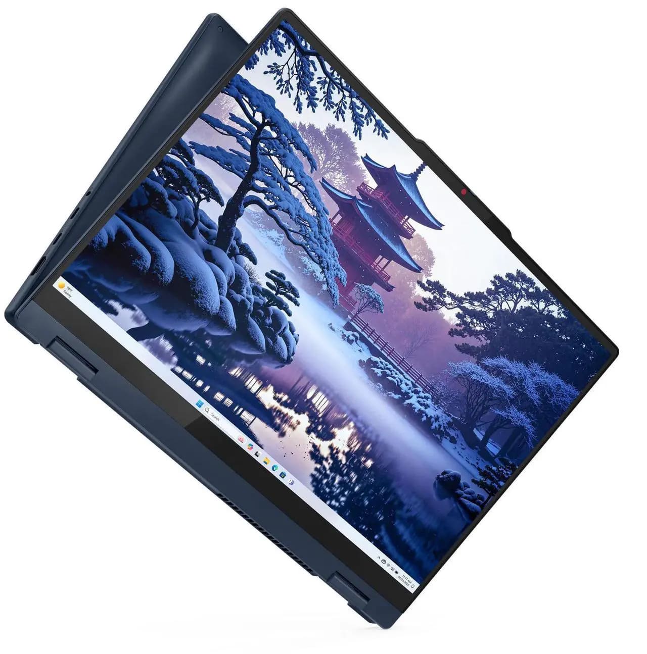 Ноутбук Lenovo IdeaPad 5i 16 2-in-1 83KS000UUS (Intel Ultra 5 225U 3800MHz/16Gb/1024Gb SSD/16"/1920x1200/Touch/Intel Iris Xe Graphics/Wi-Fi/Bluetooth/Windows 11 Home) Синий