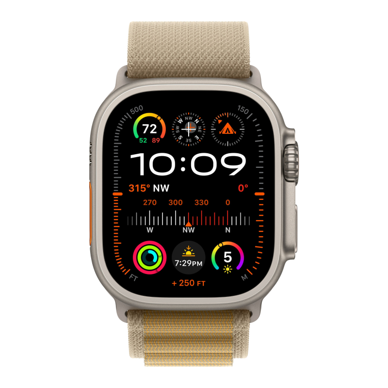 Watch Ultra 2 49mm (2024) Natural TI Tan Alpine Loop