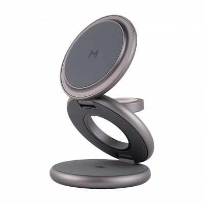 Зарядная станция Magssory Disc Signature Edition 3 в 1 для Apple Midnight