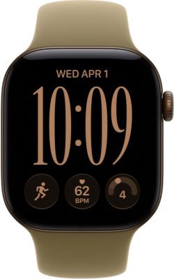 Apple Watch Series 12 (42 mm) - Aluminum "Dark bronze" + Sport Band "Olive"