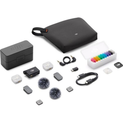 Комплект беспроводных микрофонов DJI Mic Mini 2 (2 TX + 1 RX + Зарядный футляр)