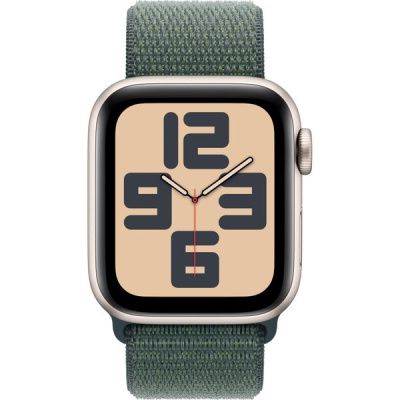Apple Watch SE 2024  GPS 40mm Starlight Aluminium Lake Green Sport Loop