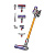 Dyson V8 SV25 Absolute Nickel/Yellow