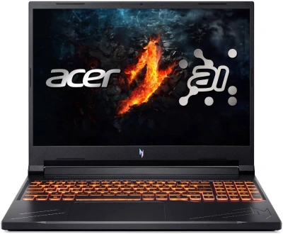 Ноутбук Acer Nitro V16 ANV16-61-R8UE (AMD Ryzen AI 7 350 2000MHz/16Gb/1024Gb SSD/16.0/1920х1200/180Hz/NVIDIA GeForce RTX 5060 8Gb/Windows 11 Home) Серый