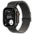 Apple Watch Ultra 3 49mm Black Titanium Case, Milanese Loop (Black Titanium) M