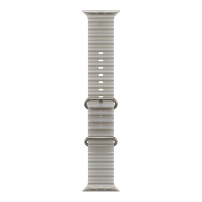 Apple Watch Ultra 4 (49 mm) - Titanium "Natural" + Ocean Band "Translucent Gray"