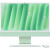 Apple iMac 24" Retina 4,5K 2024 (Apple M4, 10-Core CPU, 10-Core GPU), 32/1TB, Green (кастомный)