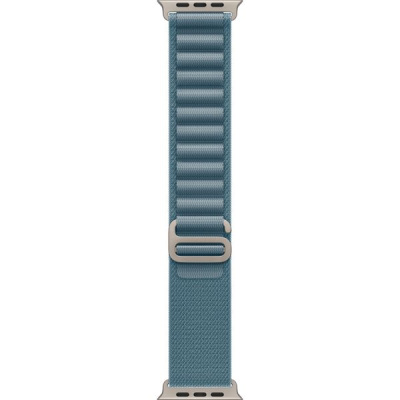 Apple Watch Ultra 3, 49mm, Natural Titanium, Alpine Loop Light Blue