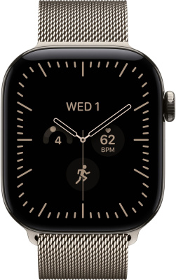 Apple Watch Series 12 (42 mm) - Titanium "Natural" + Milanese Loop "Natural"