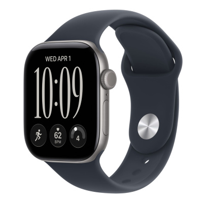 Apple Watch Series 12 (46 mm) - Aluminum "Space Gray" + Sport Band "Navy Blue"