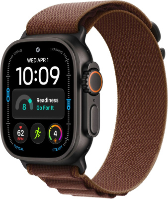 Apple Watch Ultra 4 (49 mm) - Titanium "Black" + Alpine Loop "Burgundy"