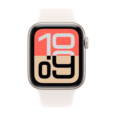 Apple Watch Series 3 44 mm Starlight Aluminium Case Sport Band M/L